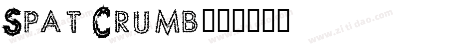 Spat Crumb字体转换